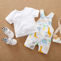 Conjunto de Mono y Camiseta para Bebé — Adorable y Cómodo
