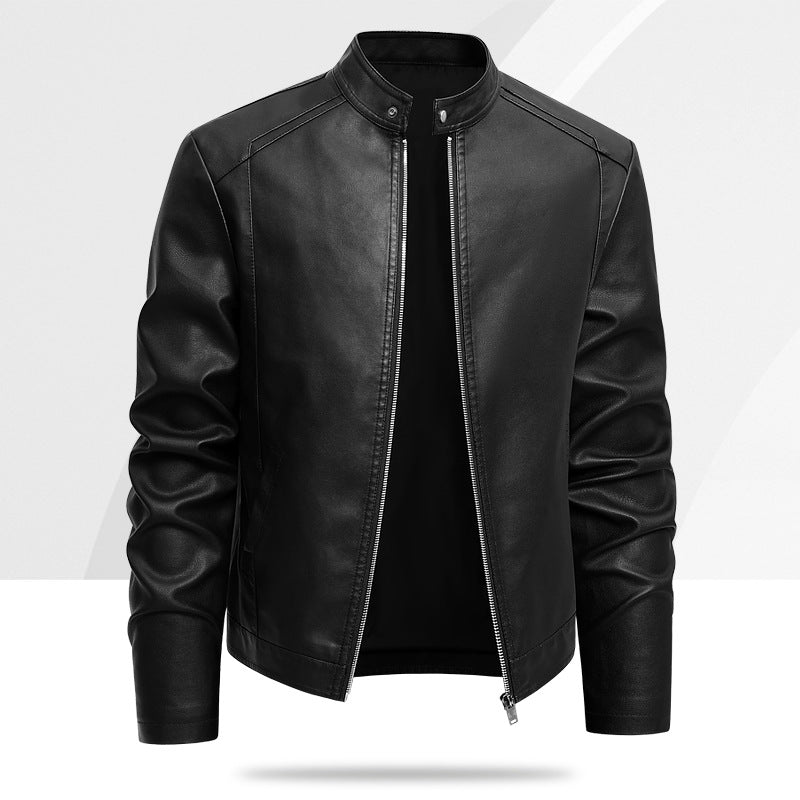 MEN'S FAUX LEATHER JACKET