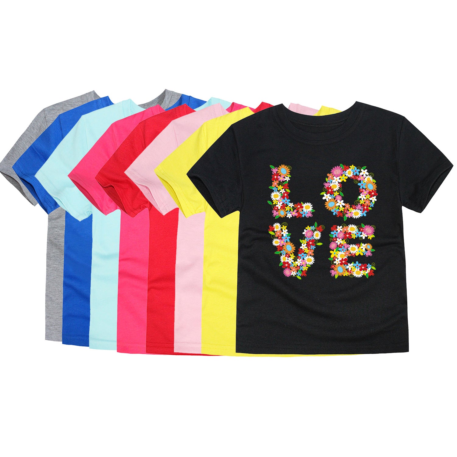 Camiseta Niña Estampado Love Algodón
