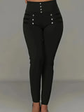 High-waisted Slim-fit Trousers Women's European And American Style