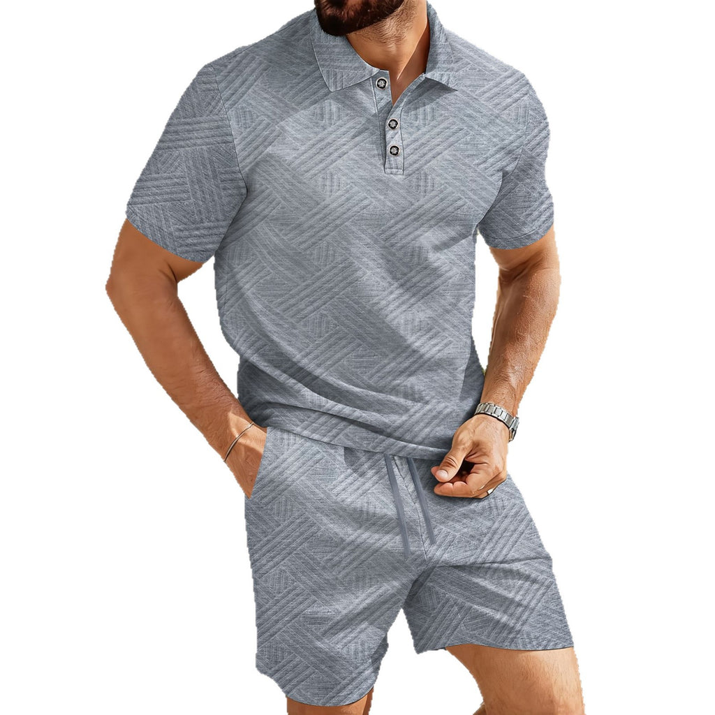 Conjunto de verano de manga corta y shorts para mujer