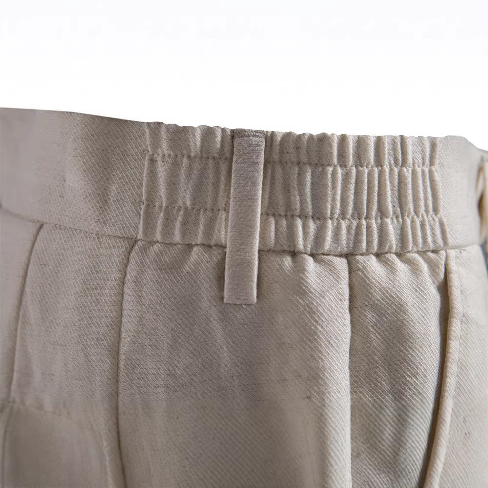 Pantalones cortos de algodón Lyocell de estilo clásico y elegante, ideales para ocasiones informales