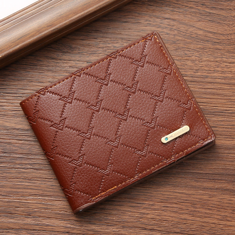 Cartera corta para hombre con tarjetero