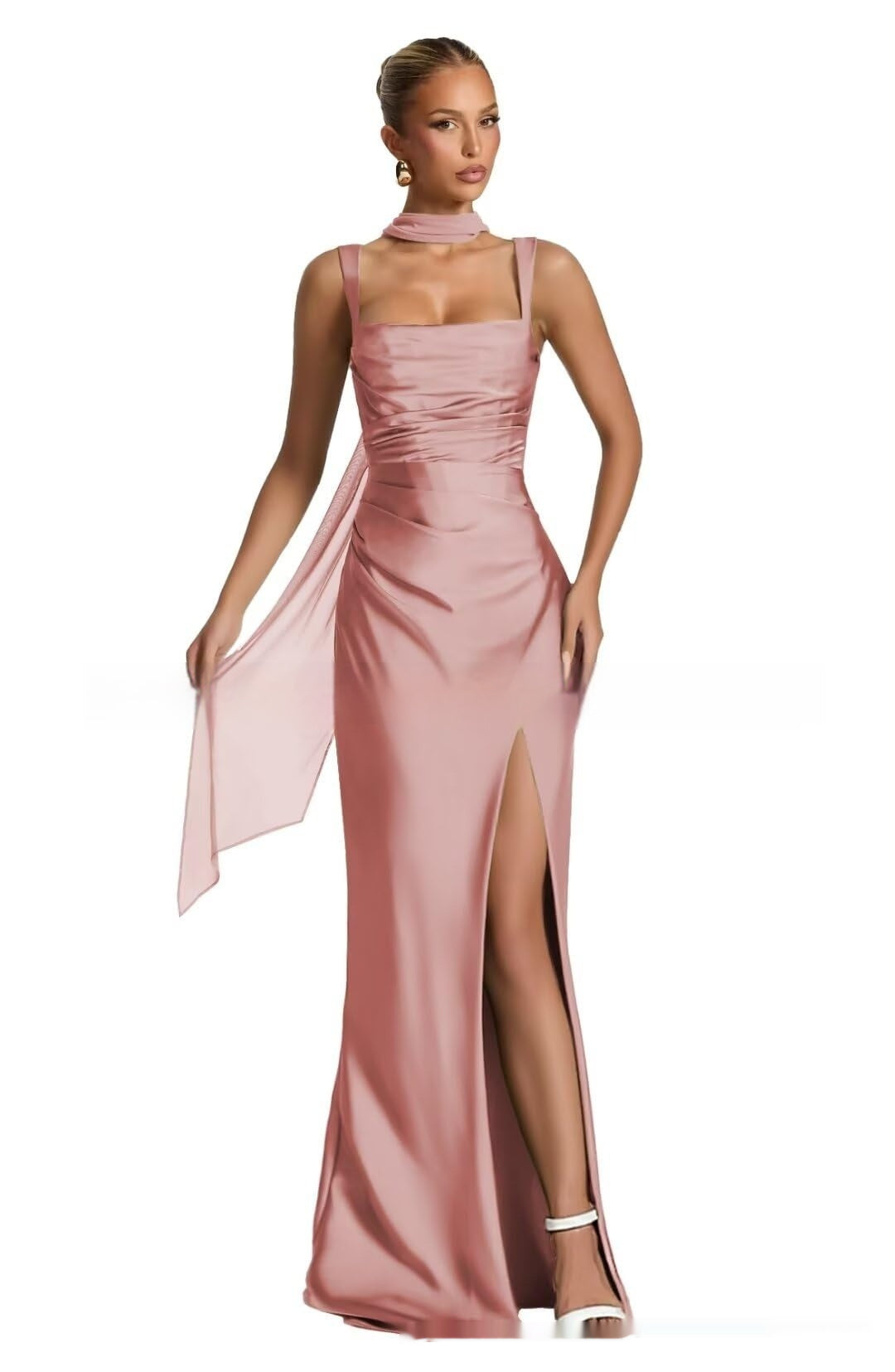 Nuevo y elegante vestido de noche de moda para mujer.