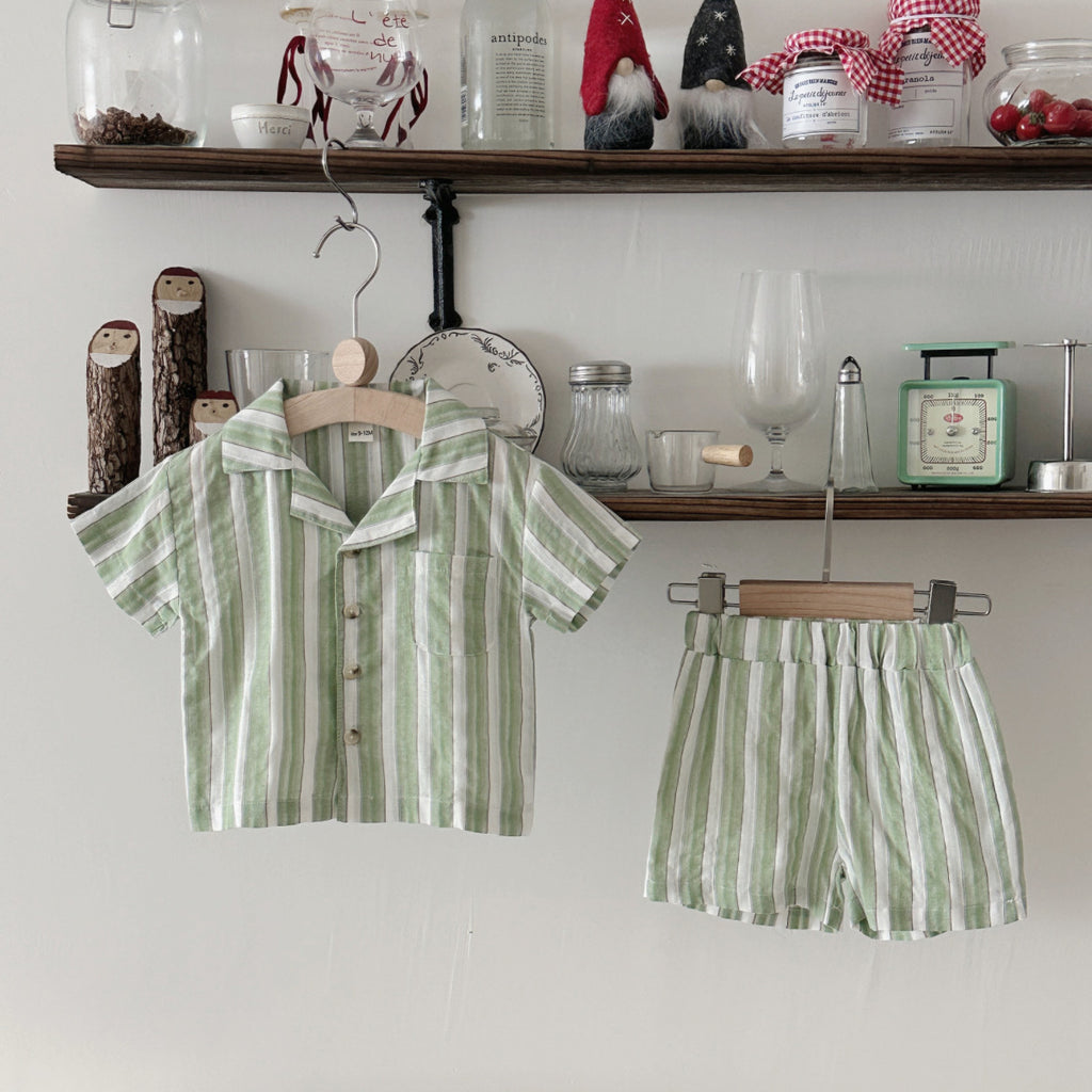 Conjunto Transpirable de Camisa y Pantalón para Niño — Cómodo y Fresco