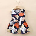 Vestido de Niña de Algodón y Seda Fino