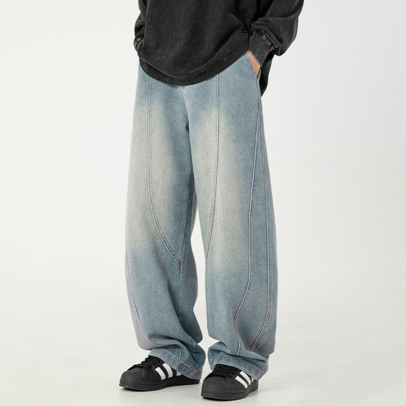 PANTALON VAQUERO ANCHO DE HOMBRE