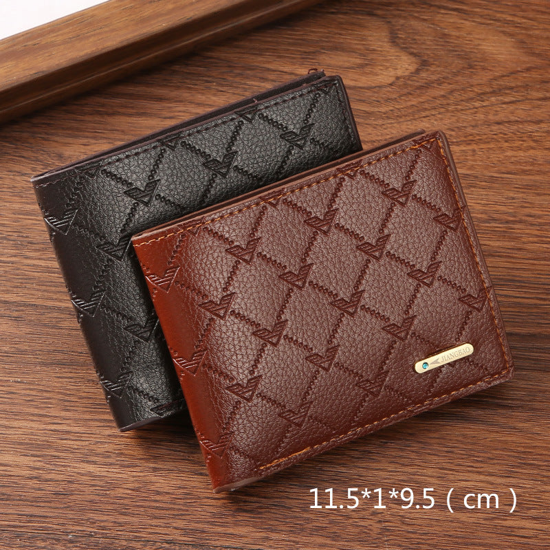 Cartera corta para hombre con tarjetero