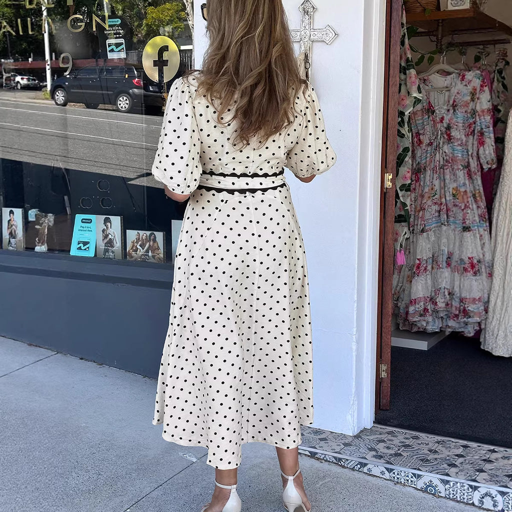 Vestido Casual con Cordones para Mujer — Última Moda