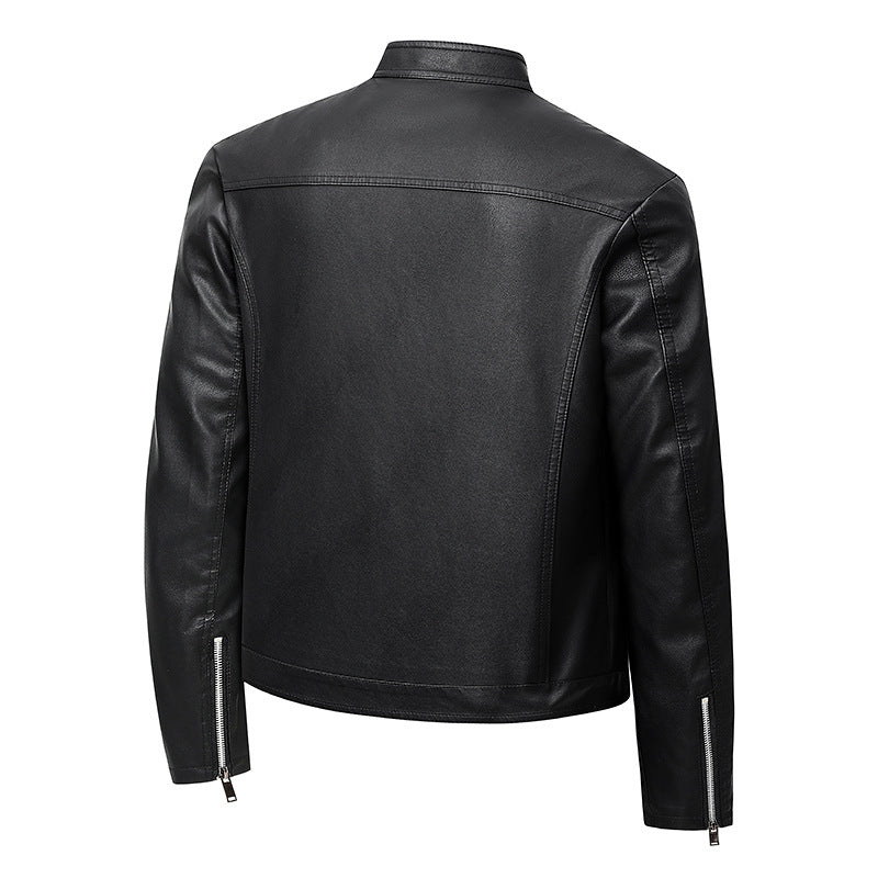 MEN'S FAUX LEATHER JACKET