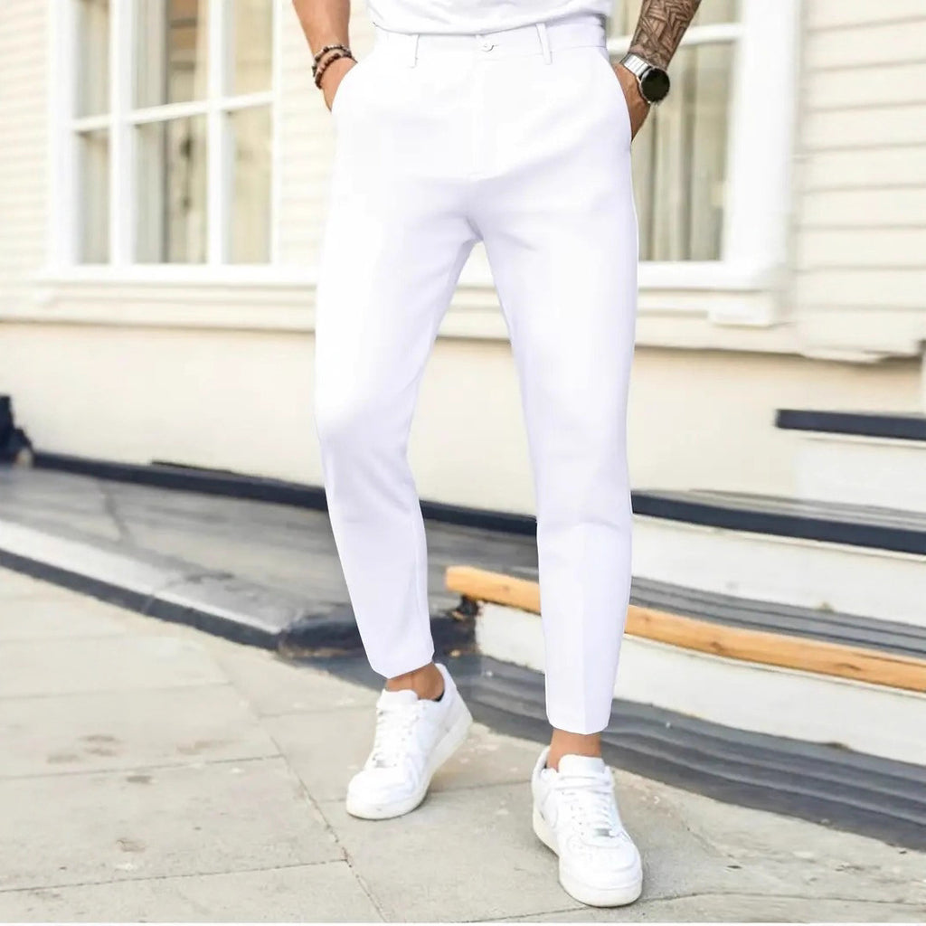 Pantalón de Vestir Ajustado para Hombre
