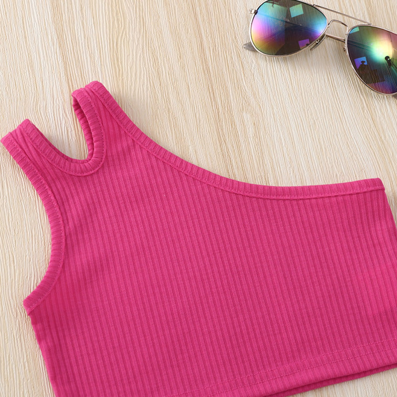 Conjunto para Niñas Top Tirante Un Hombro — Moda Infantil