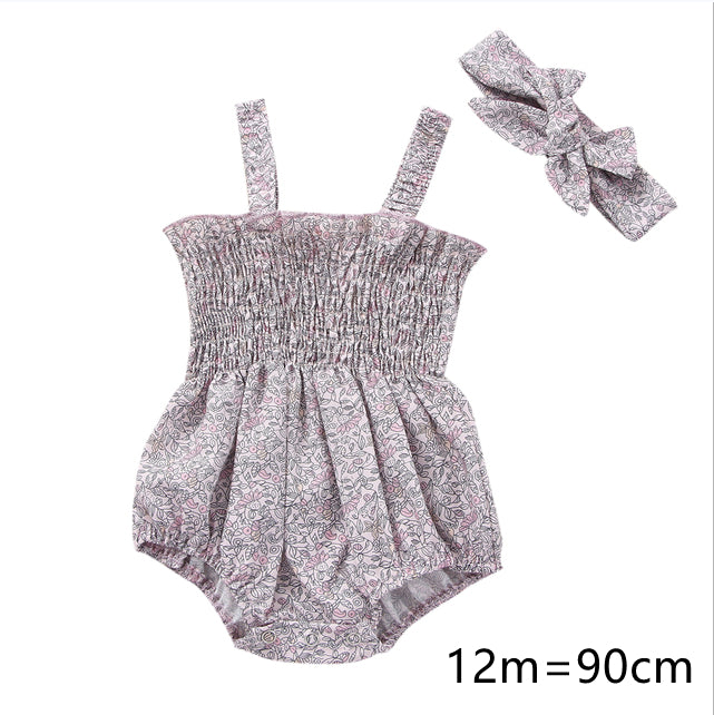 Pelele para Bebé Niña con Diadema