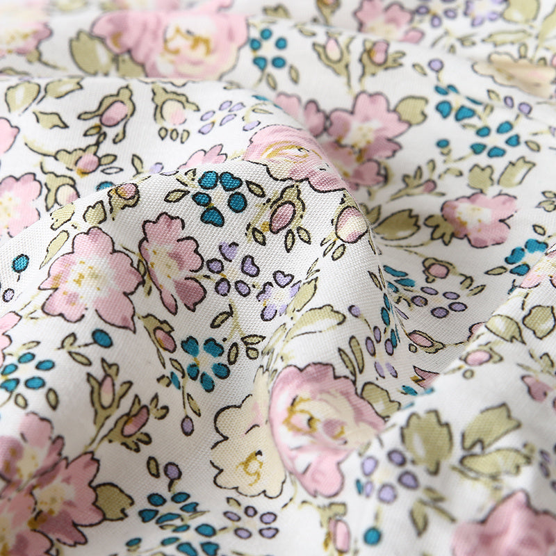 Pelele de Algodón con Estampado Floral Campestre para Bebé — 100% Algodón