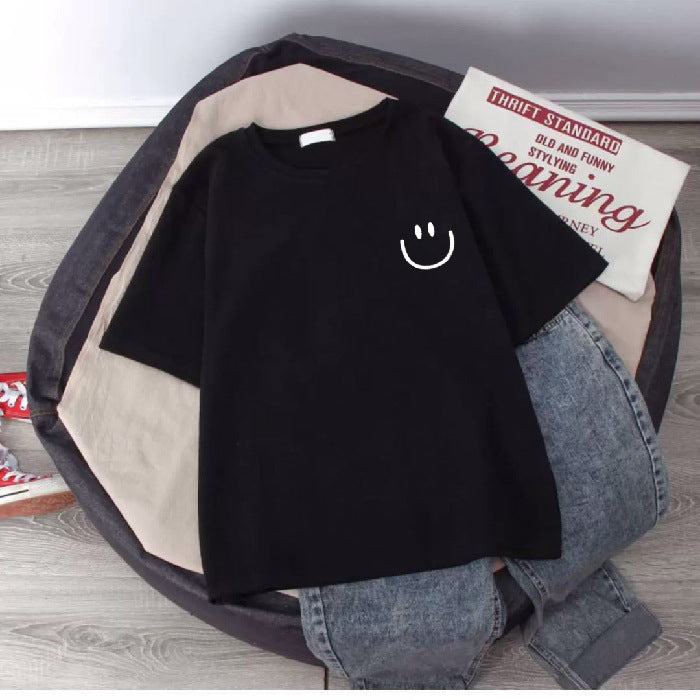 Camiseta minimalista de manga corta para niños