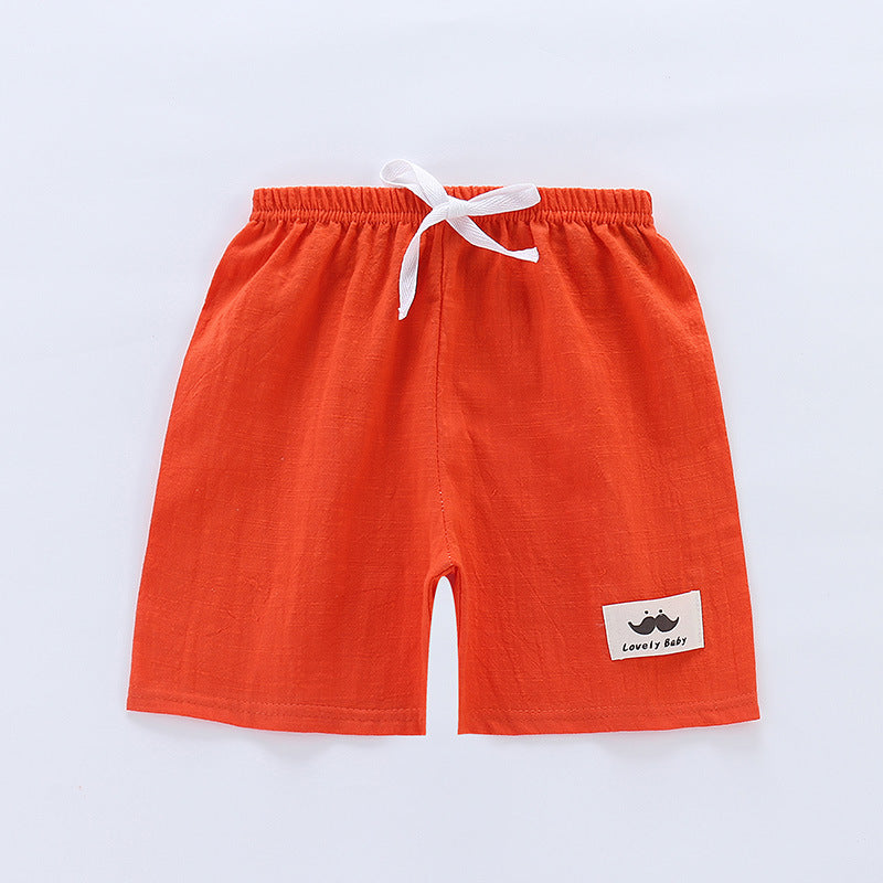 Pantalones Cortos de Algodón Fino para Niños — Suaves, Frescos y Versátiles