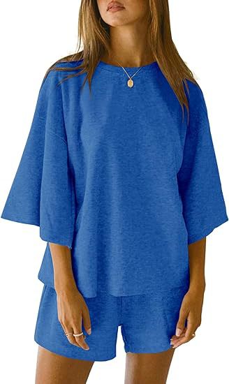 Conjunto casual de moda para mujer con shorts de cintura elástica