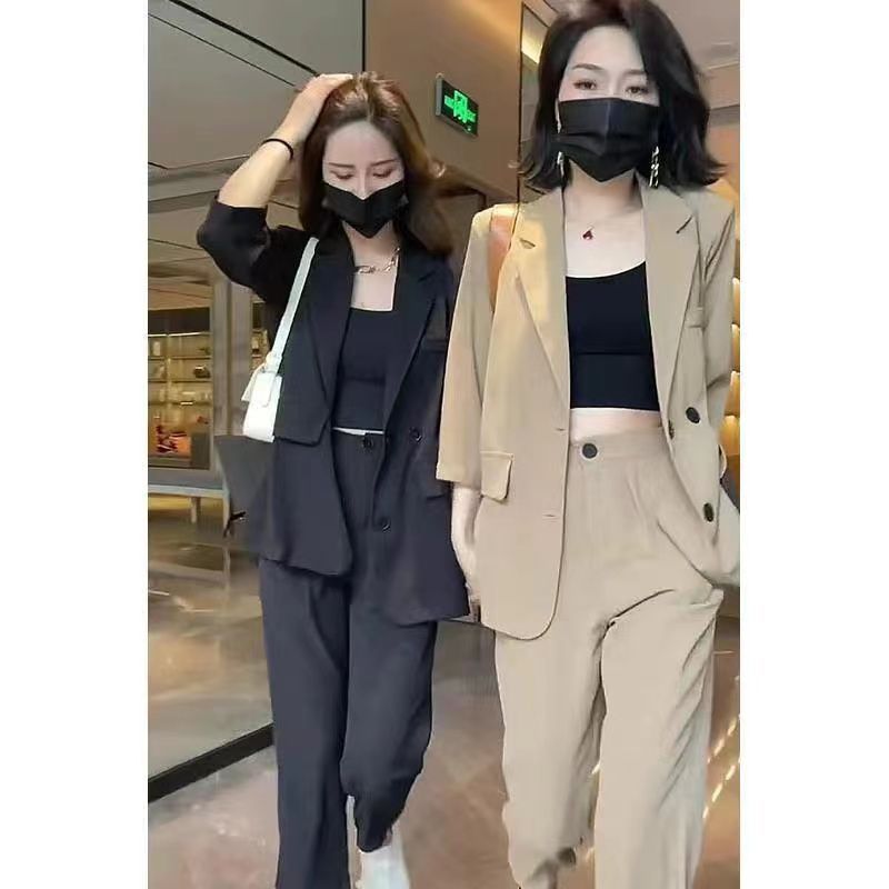 Conjunto Traje Elegante Mujer — Pantalón Formal y Chaqueta