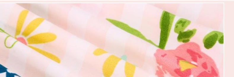 Vestido Princesa Bebé Niña Falda Mariposas Estampado Floral — Algodón