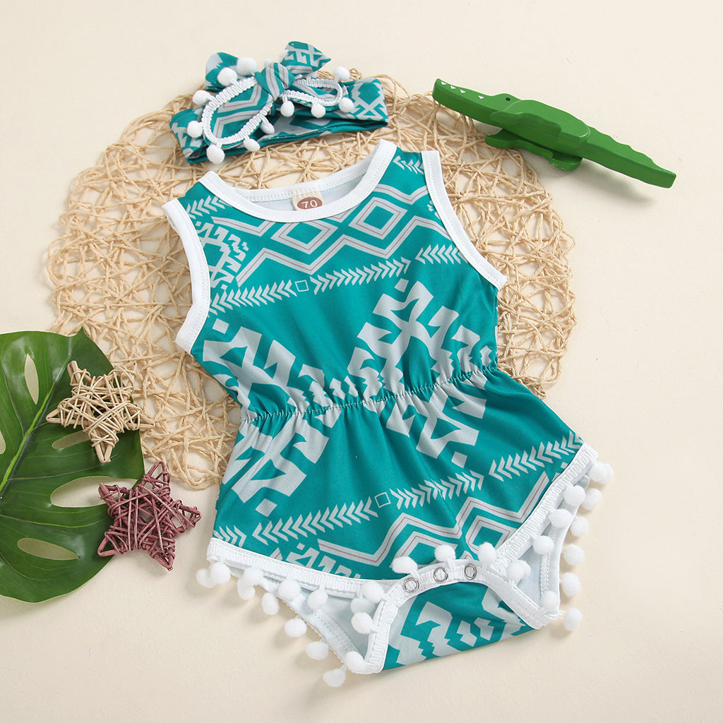Body para Bebé Niña con Estampado de Escamas y Fresas — Seda de Leche