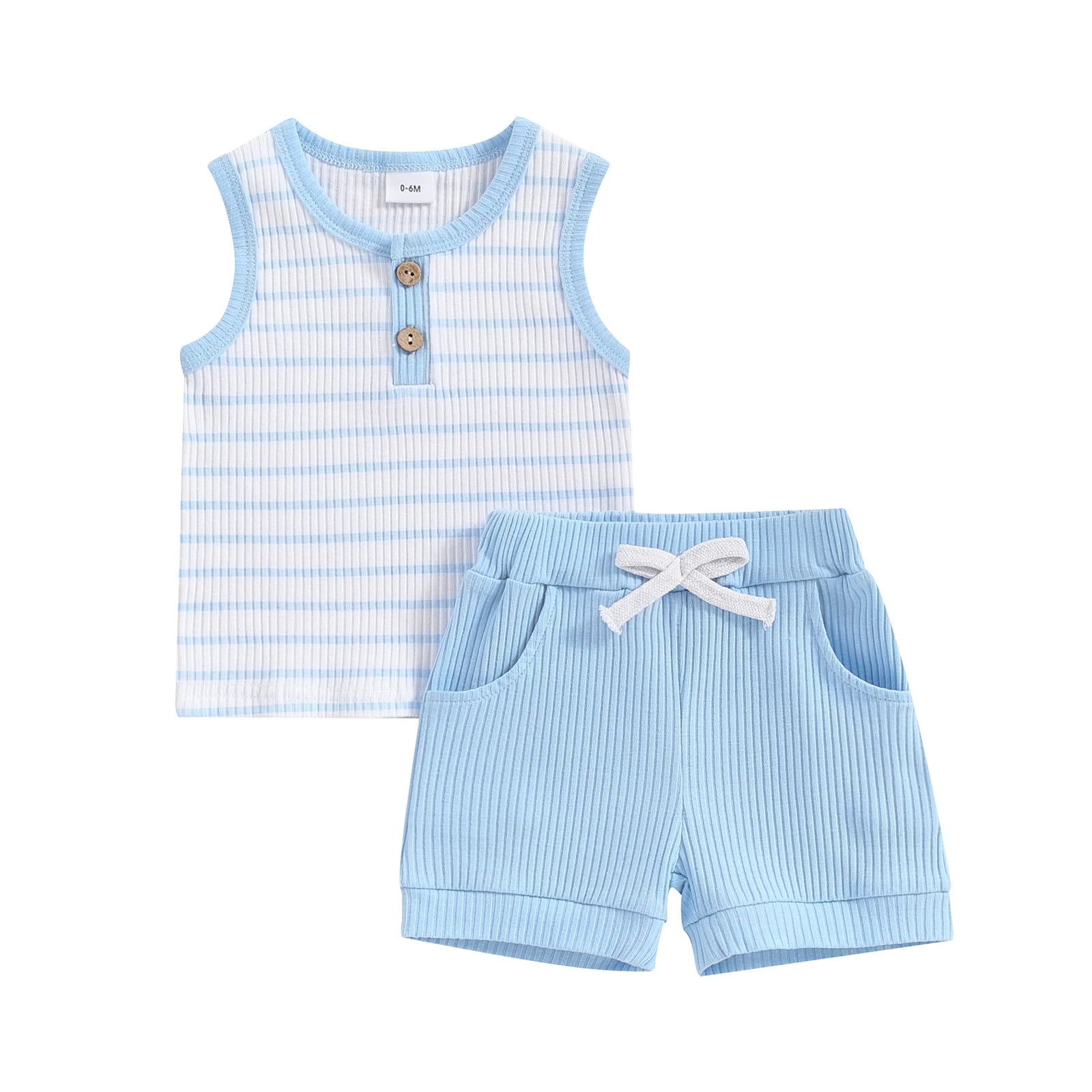 Conjunto de Dos Piezas para Niño — Cómodo y Versátil para el Verano