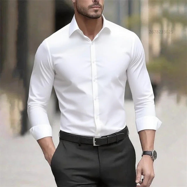 CAMISA DE HOMBRE RESISTENTE ALAS ARRUGAS