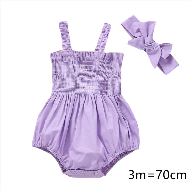 Pelele para Bebé Niña con Diadema