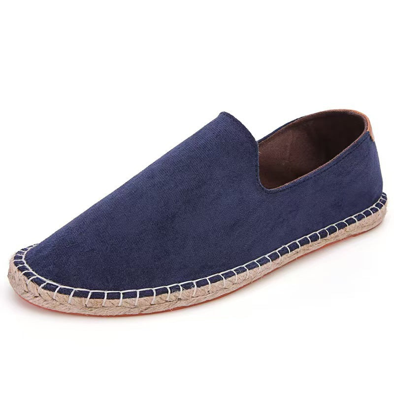 Zapatos de Lona para Hombre Mocasines Transpirables Sin Cordones