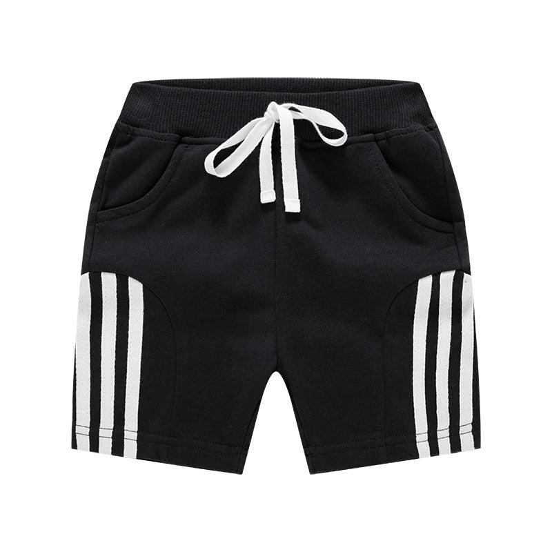 Pantalones Cortos Deportivos de Algodón para Niños — Estilo Coreano Verano