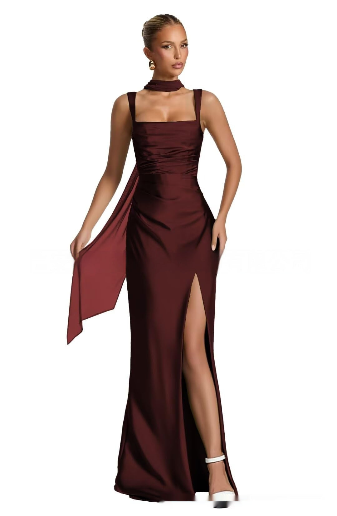 Nuevo y elegante vestido de noche de moda para mujer.
