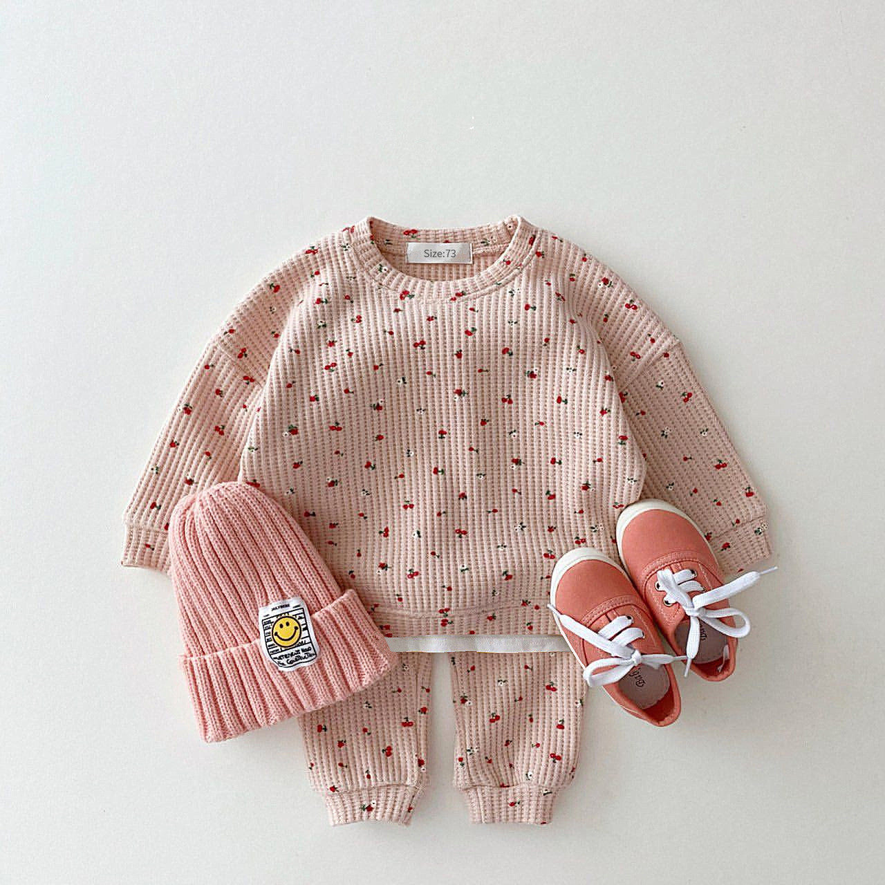Conjunto Informal Unisex Bebé Algodón Dos Piezas
