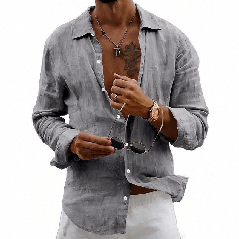 Camisa Versátil de Lino para Hombre