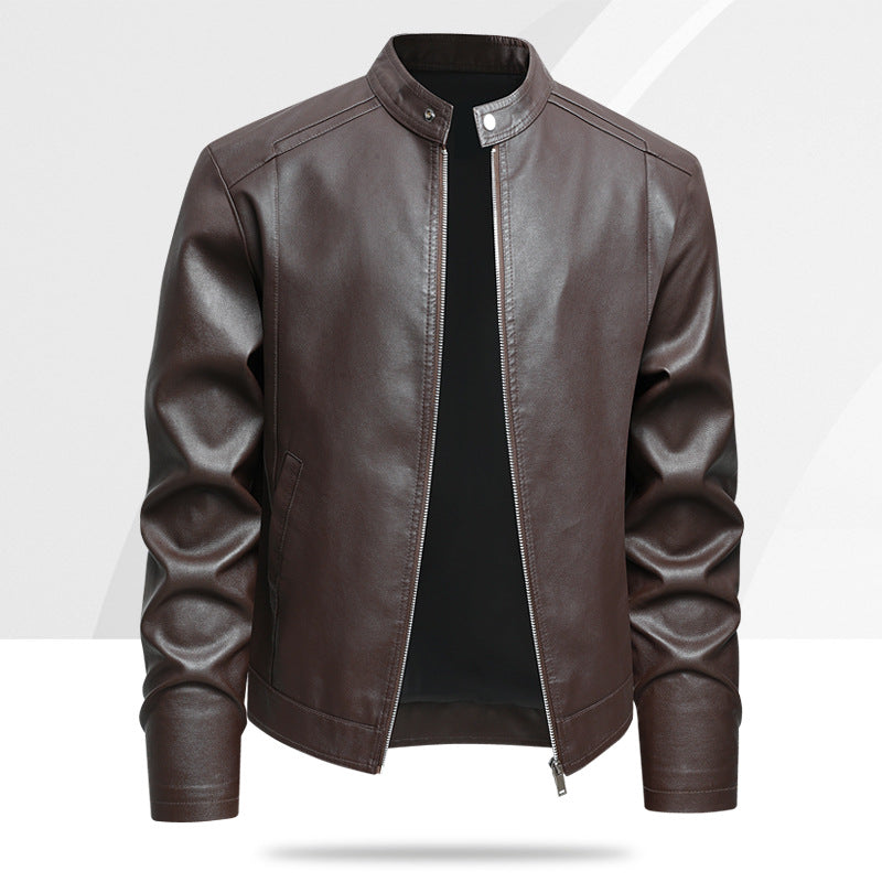 MEN'S FAUX LEATHER JACKET