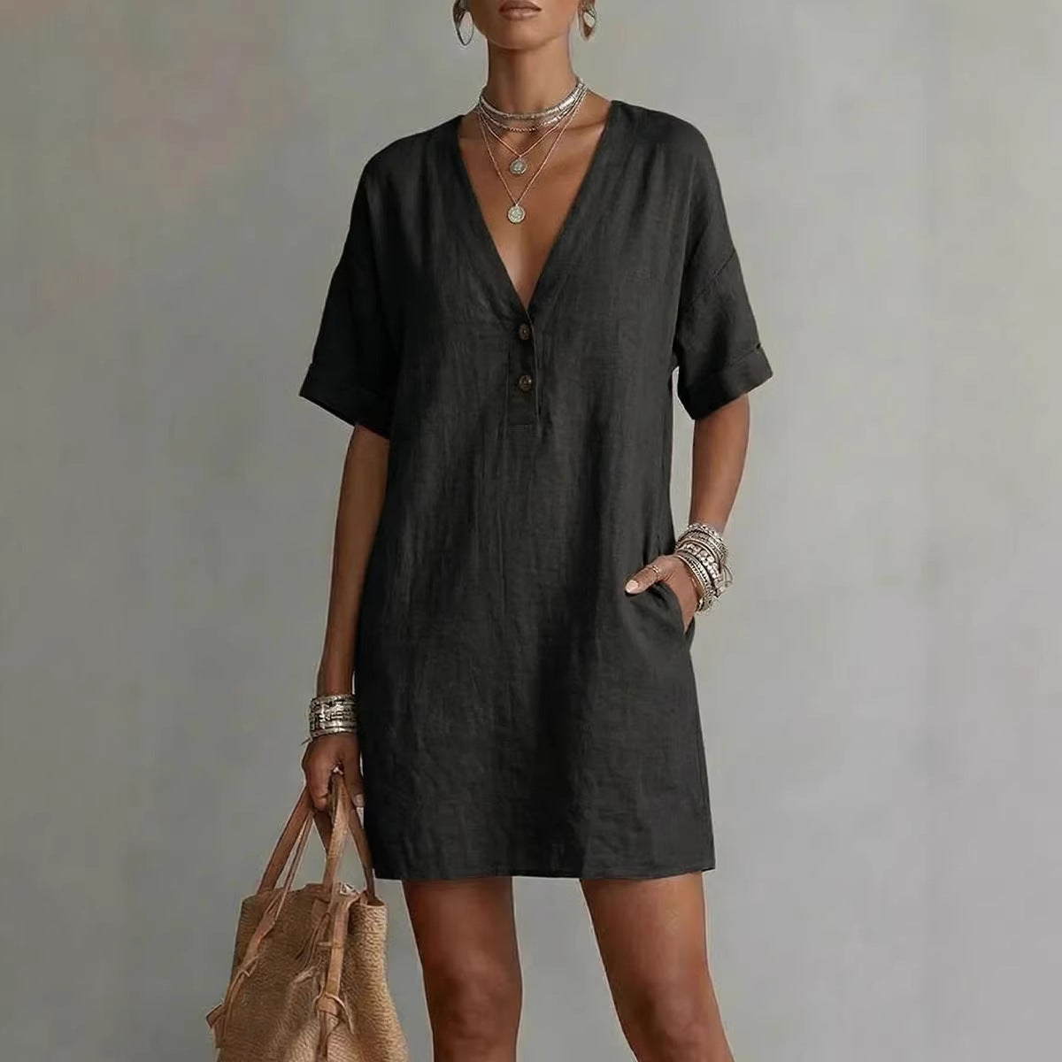 Vestido cómodo y elegante para mujer
