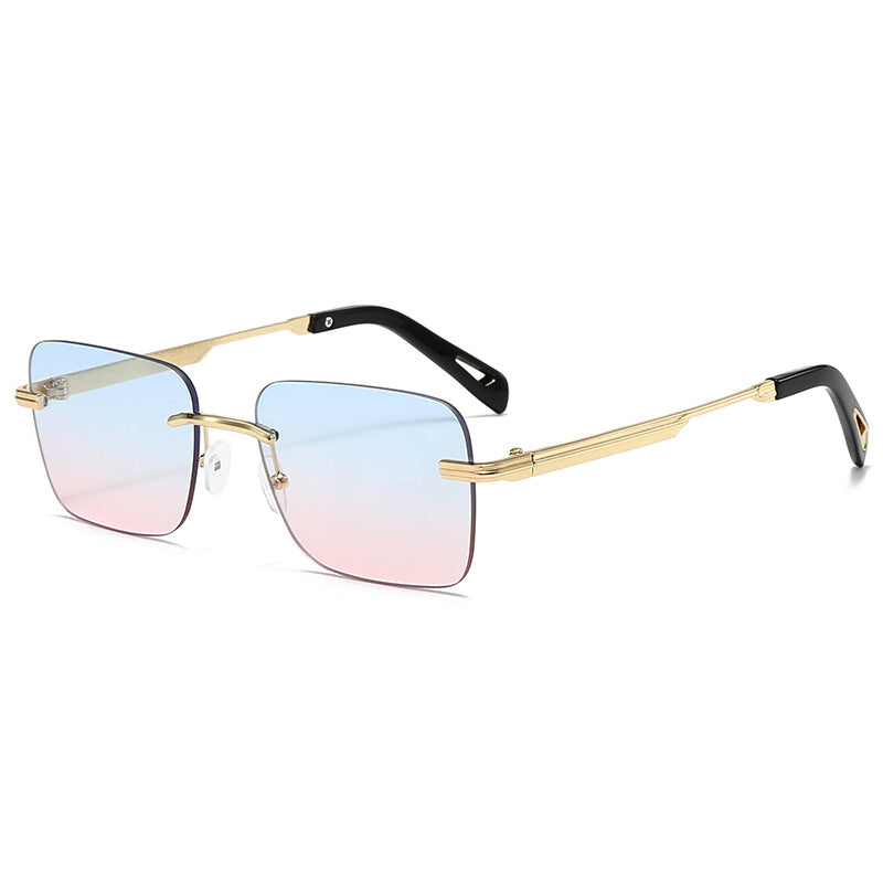 Gafas de sol cuadradas caladas para hombre y mujer.