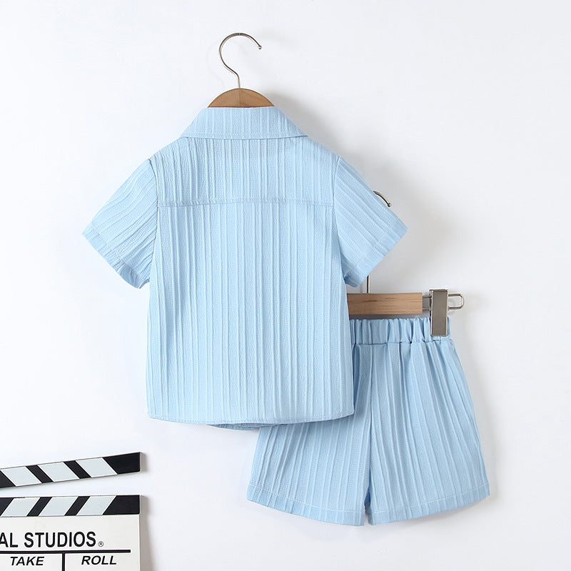 Conjunto de Dos Piezas para Bebé Niño — Suave y Cómodo