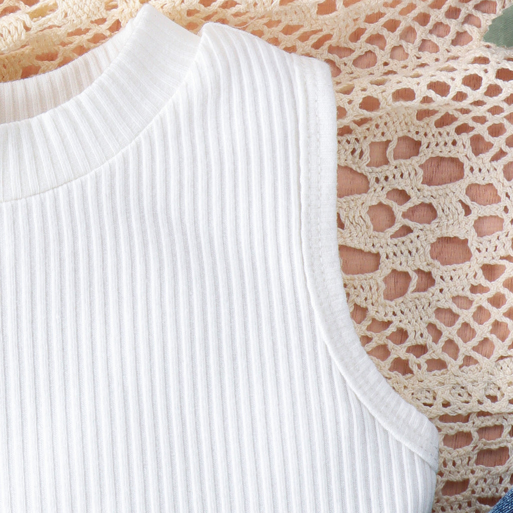 Conjunto de Dos Piezas para Niña con Estampado de Dinosaurio — Algodón 95%