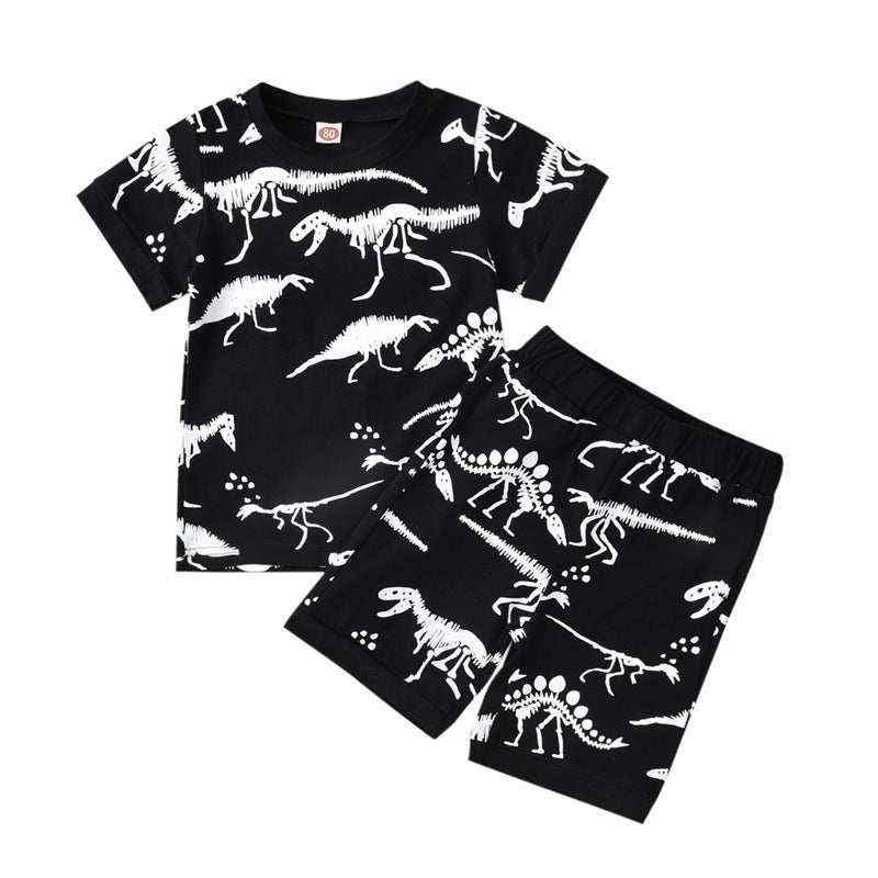 Camiseta Infantil de Manga Corta con Estampado — Algodón 95%