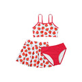 Traje de Baño Tres Piezas para Niñas — Bañador Infantil
