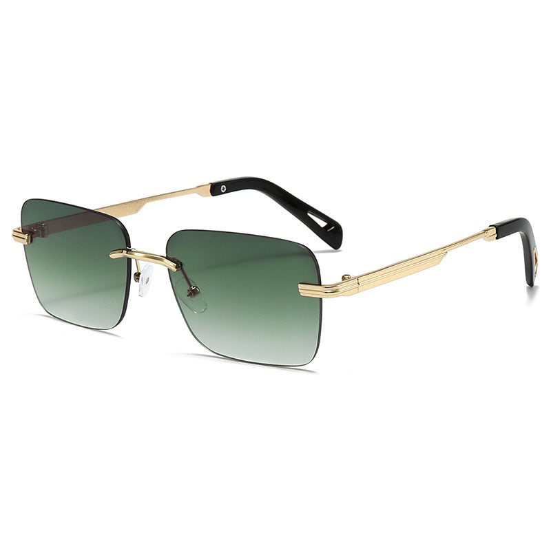 Gafas de sol cuadradas caladas para hombre y mujer.