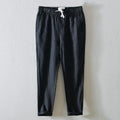 Pantalones casuales de talla grande para hombre, de corte recto holgado y versátiles.