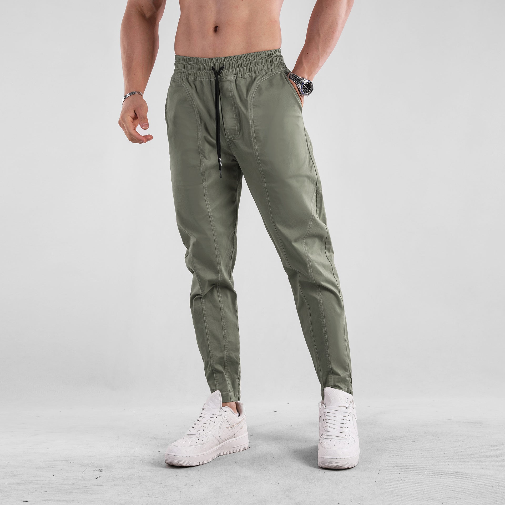 Pantalones deportivos finos y transpirables