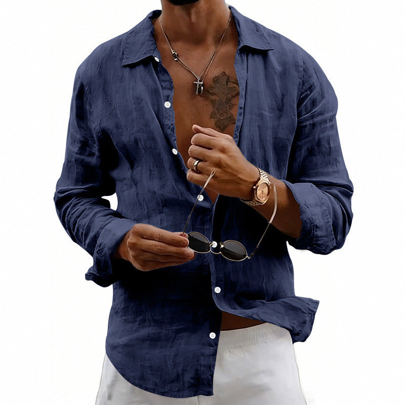 Camisa Versátil de Lino para Hombre