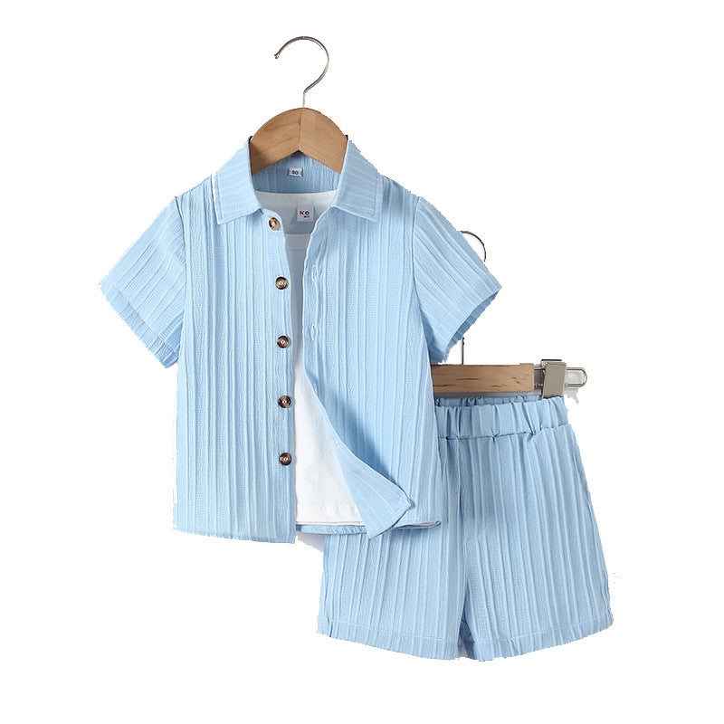 Conjunto de Dos Piezas para Bebé Niño — Suave y Cómodo
